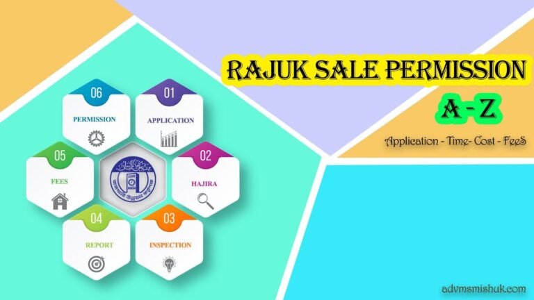 Rajuk sale permission: Detail process and Fees
