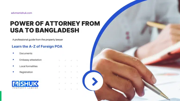 Power of Attorney from USA to Bangladesh | A Guide for 2025